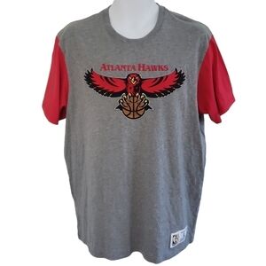 MITCHELL and Ness Atlanta Hawks Y2K 90's Sports Retro NBA T-Shirt Men's L